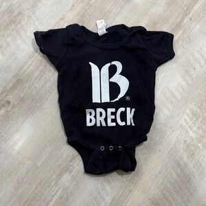 Breck Black Baby Onesie